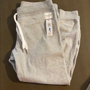 NWT grey Calvin Klein performance joggers